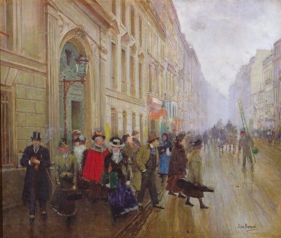 Sortie du Conservatoire, 1899 - Jean Beraud